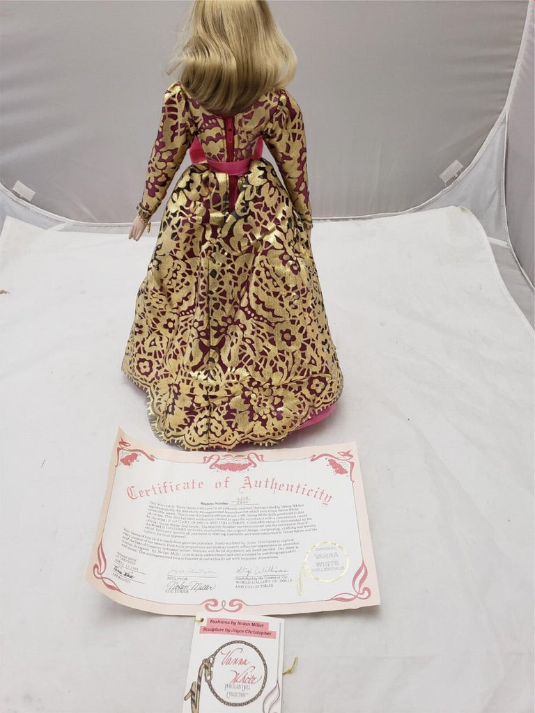 Vintage Vanna White Porcelain Doll Collection Limited Edition Numbered