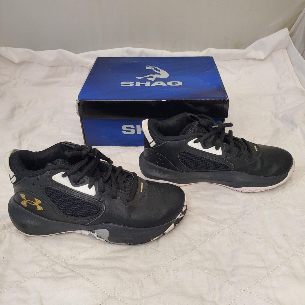 Under Armour Black Lockdown 6 Basketball Shoes Size 3.5 Y
