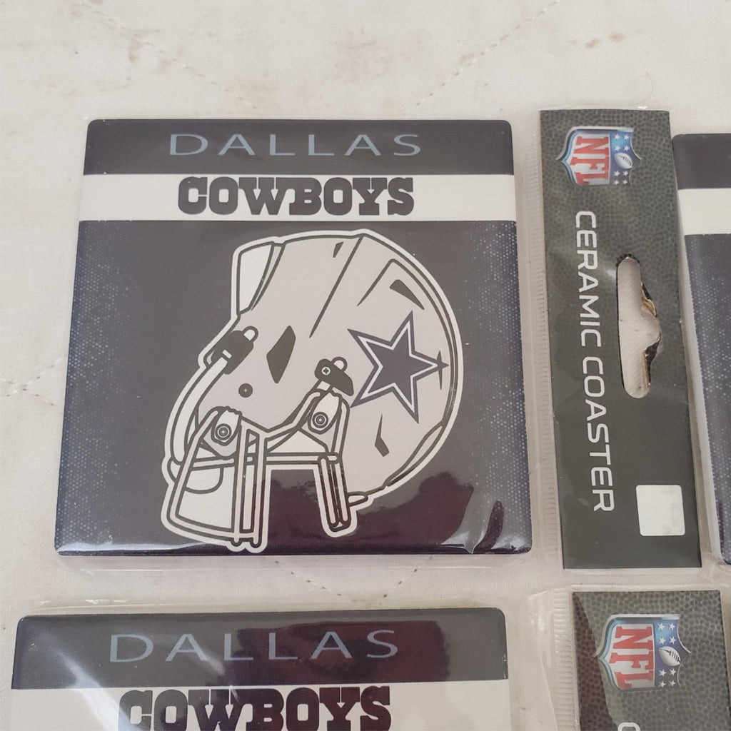 Lot of 4 MRL Sports NFL Dallas Cowboys 17588 Ceramic Coaster
