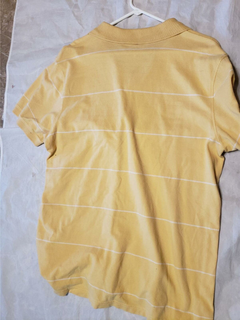 Banana Republic Striped Cotton Short Sleeve Pima Cotton Polo Men’s Shirt Size XL