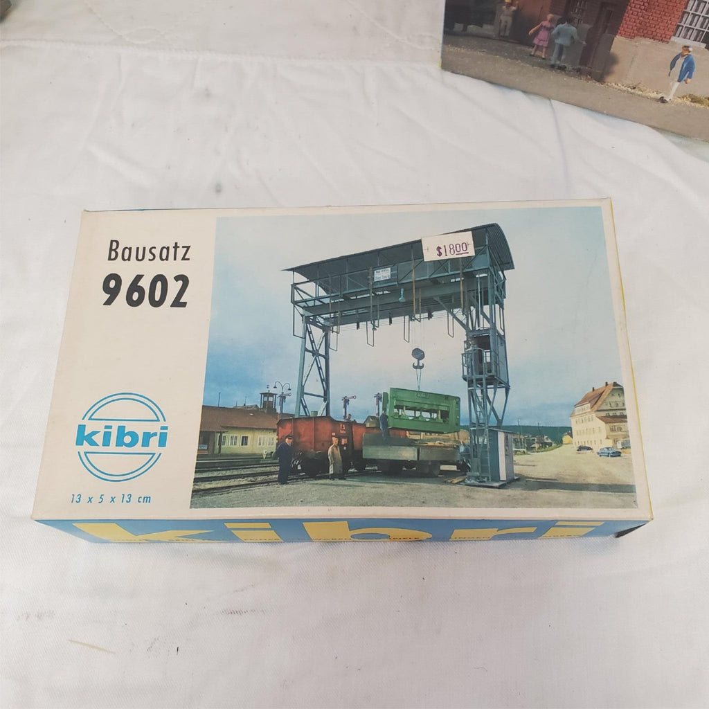 Lot of 4 Vintage HO Scale9784,9602,9782 Kibri Model Power Western Union Building