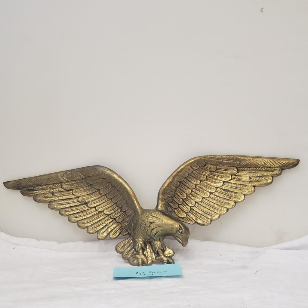 Vintage Metal Eagle Wall Art  Rustic Barn Decor Patriotic Display Piece