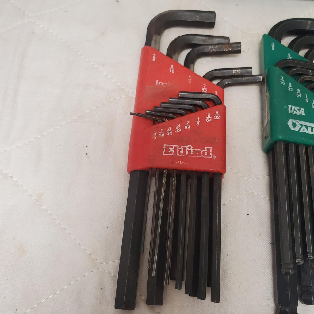 Lot of 3 Eklind L Shaped Hex Wrench Set & Allen Hex Key Sets LOT-795