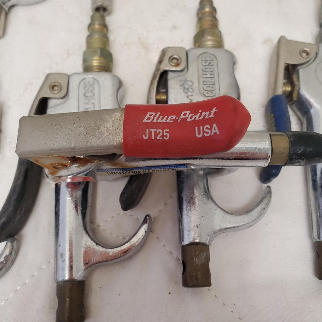 Lot of 25 Coilhose & Various Pneumatics Air Blow Gun Lot 685