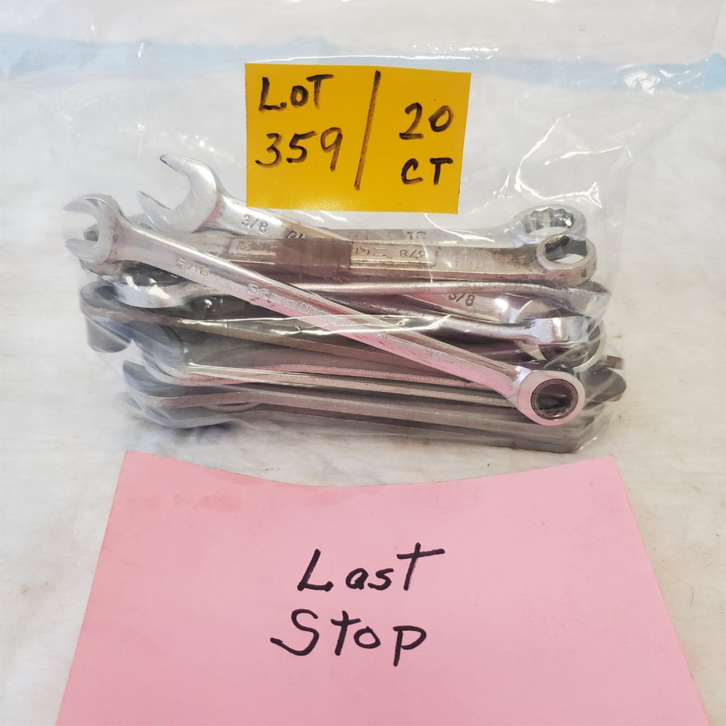 Lot of 20 Various Brand Assorted Size Wrenches Hand Tools LOT 359