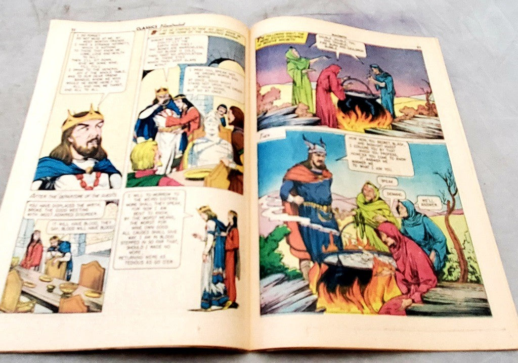 Vintage Classics Illustrated Comic Book Macbeth No 128 April 1967