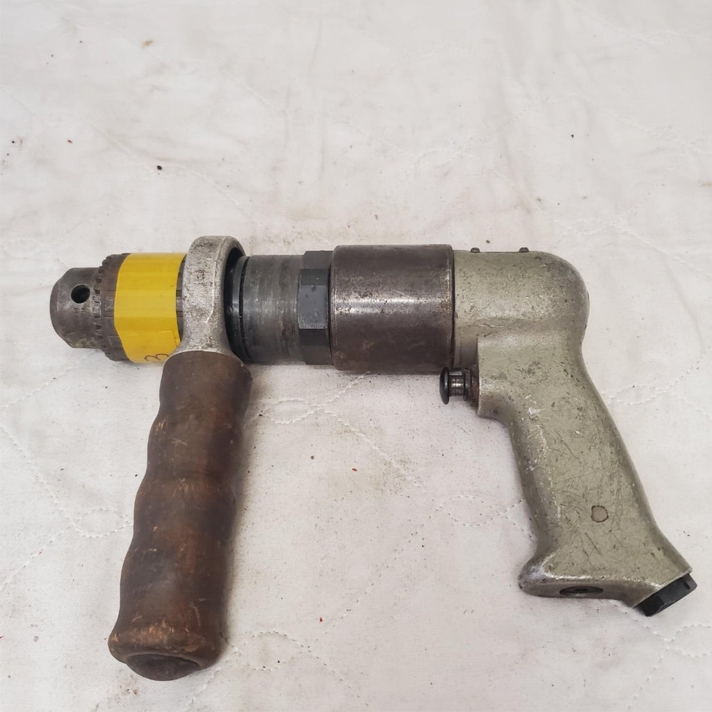 Rockwell 41D-106B Pistol Grip Pneumatic Air Drill w/ Handle Central Air Tool T13