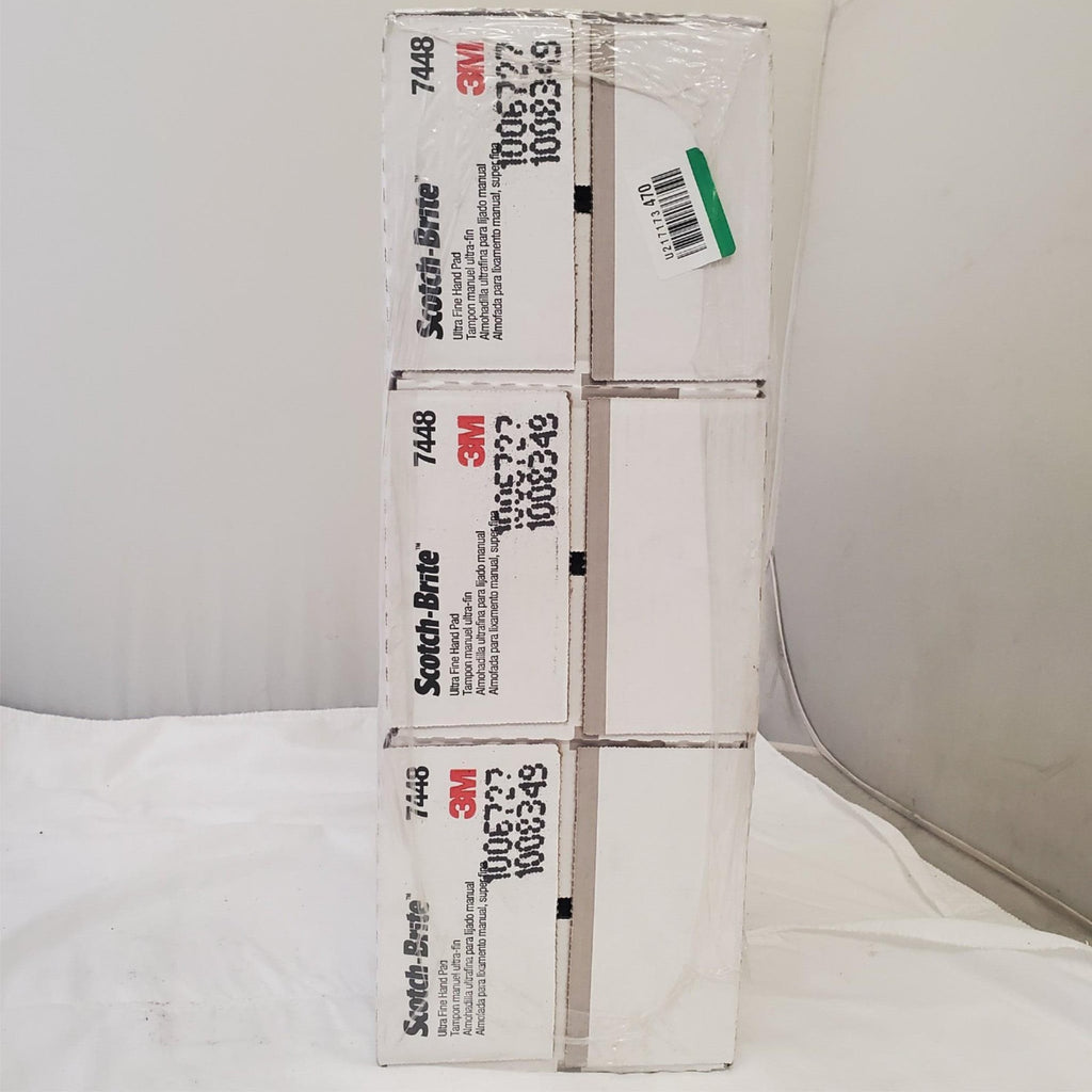 Lot of 60 3M Scotch-Brite Ultra Fine Hand Pads 07448, 6 in x 9 in