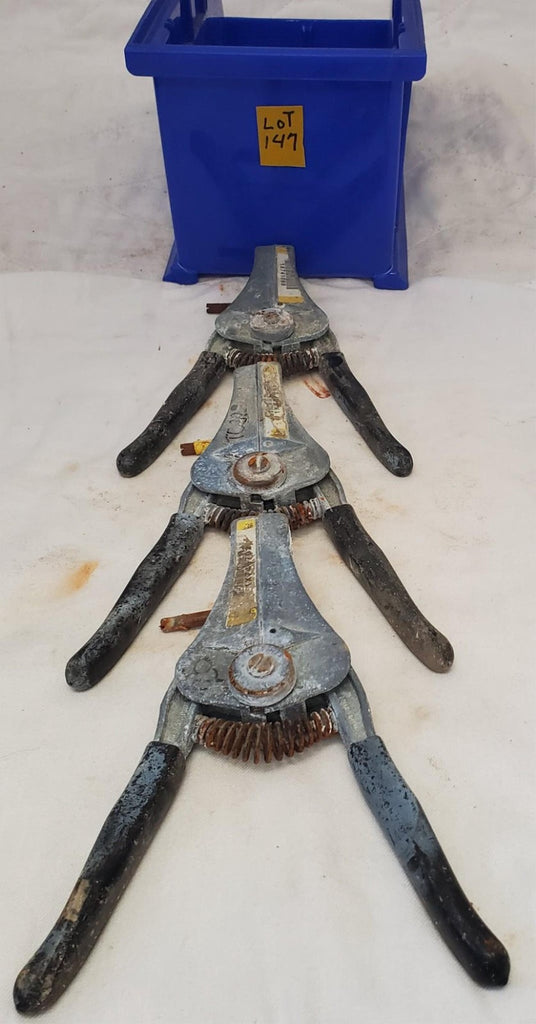 Lot of 3 Electrical Wire Stripper Spring-Loaded Tool LOT-147