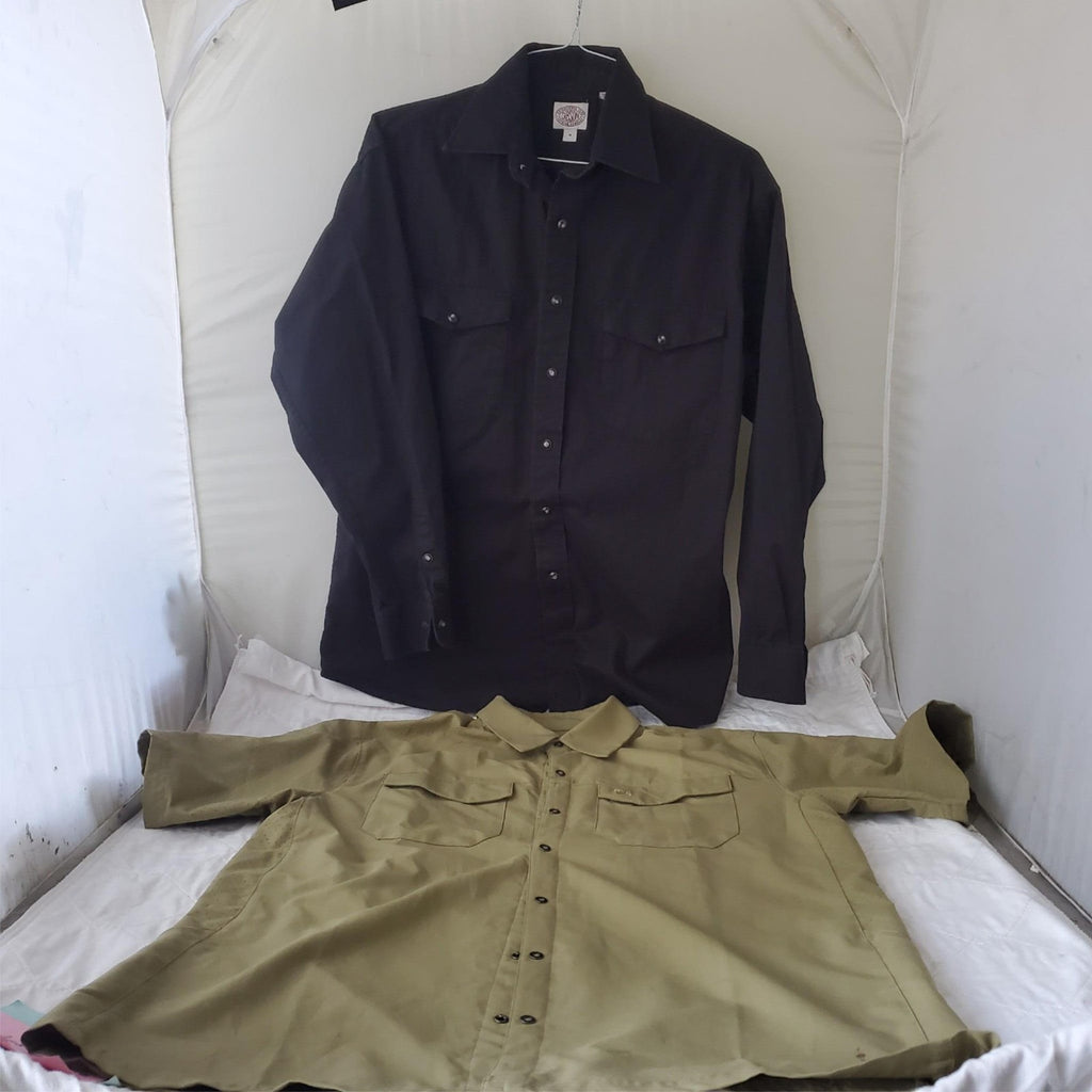 Lot of 2 Assorted Half Sleeve Shirts Size M