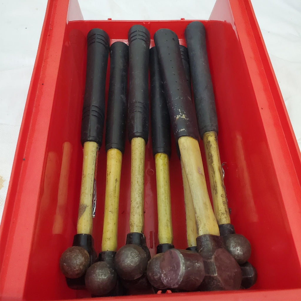 Lot of 7 Blue Point Ball Peen Hammers Fiberglass Handle LOT-404