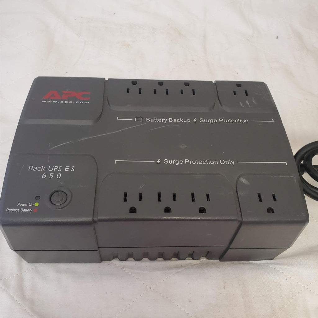 APC Back Up UPS ES 650 120V BE650R Surge Protected #11 (NO BATTERY INCLUDED)