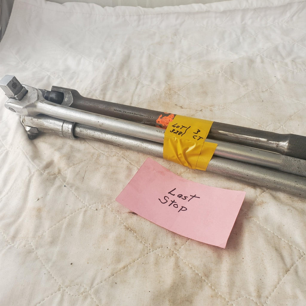 Lot of 3 WRIGHT/PROTO/Snap-On Drive Flex Head Breaker Bar Extension LOT328
