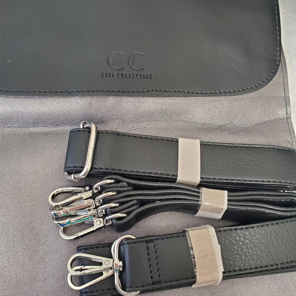 Citi Collective Multiple Use Leather Tote Bag Convertible to Backpack Tassle