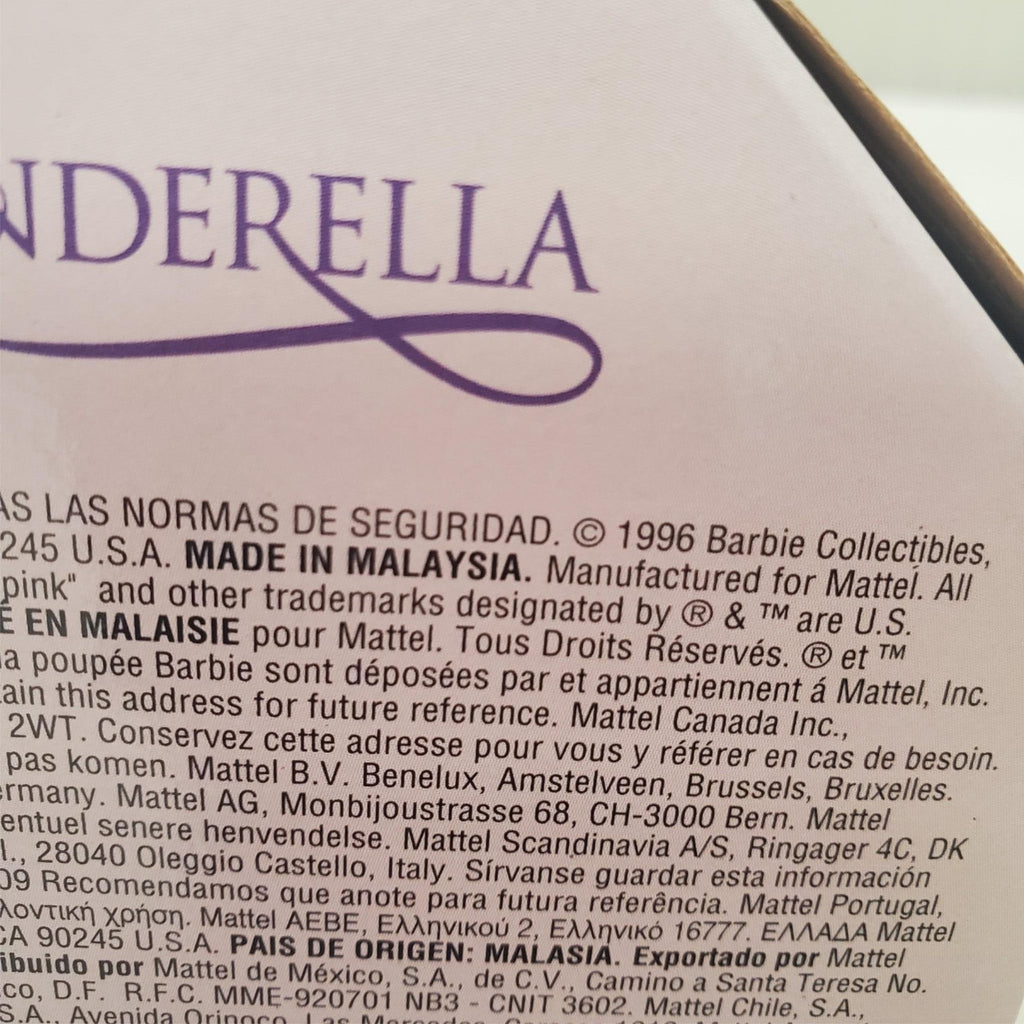 Barbie 1997 - Barbie as Cinderella - Collector Edition Mattel 16900 NRFB