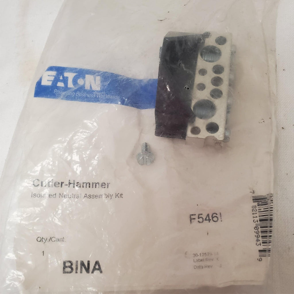  Eaton Bina Cutler Hammer Isolated Neutral Assembly Kit