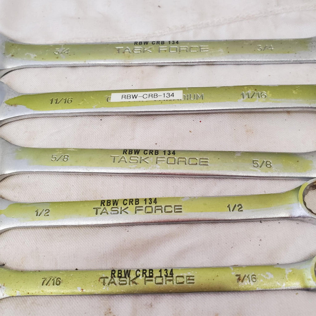 Lot of 8Pcs 12 Point SAE Combination Wrench Set - LOT 470