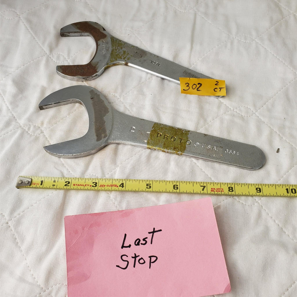 Set of 2 PROTO 3564 Service Wrench Tool LOT 302