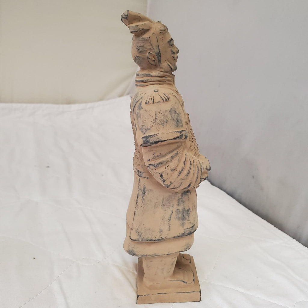 Vintage Chinese Terracotta Soldier Figurine of Qin Dynasty Warrior