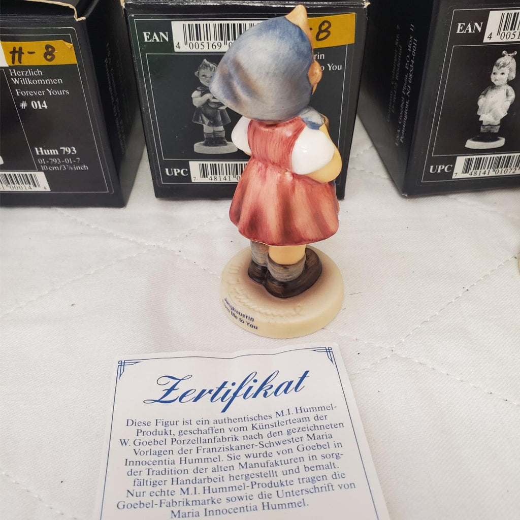 Lot of 4 Various Vintage Goebel MI Hummell Club Figurines H-8