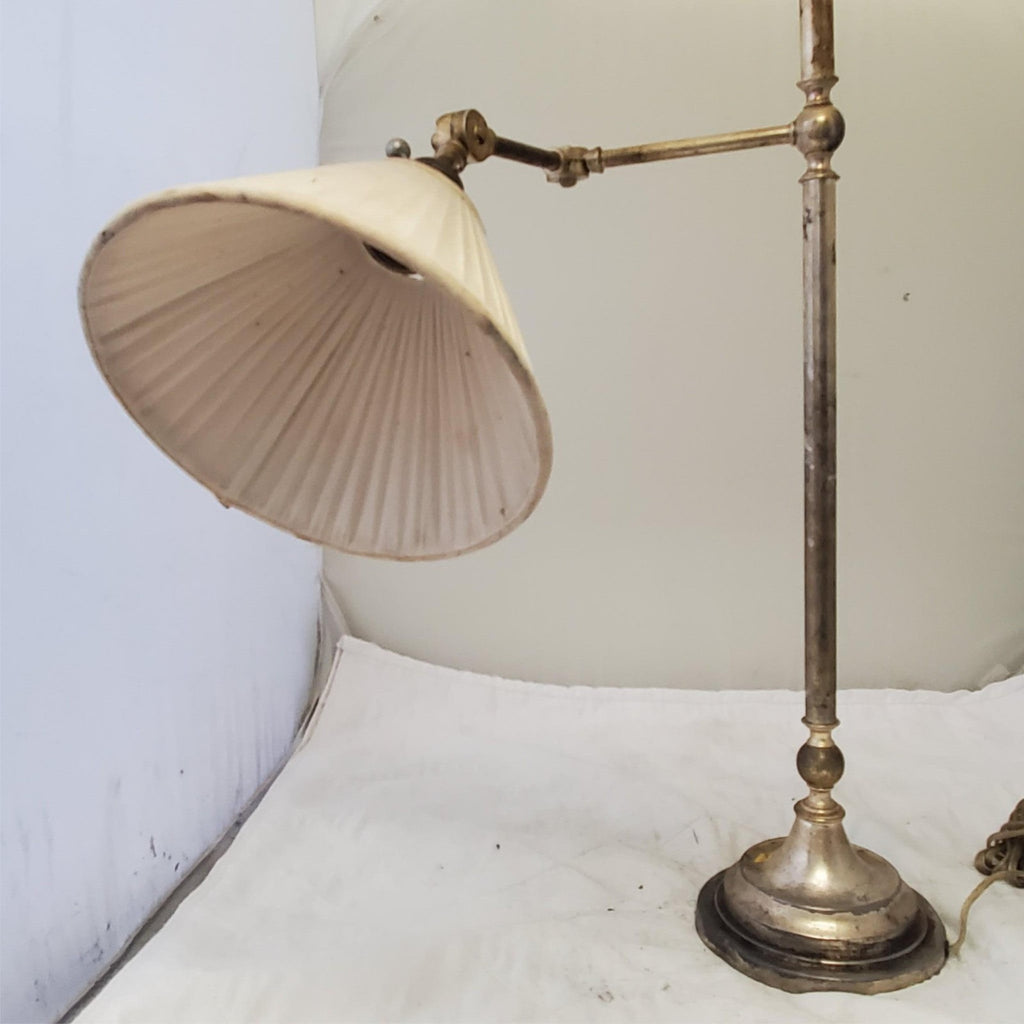 Robert Abby Vintage Brass Adjustable Swing Arm Table Lamp A7