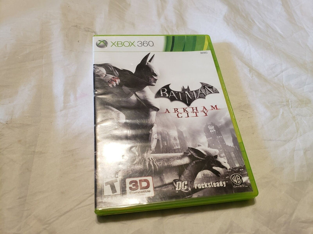 Batman: Arkham City Rockstedy Microsoft Xbox 360 Game Disc with Manual