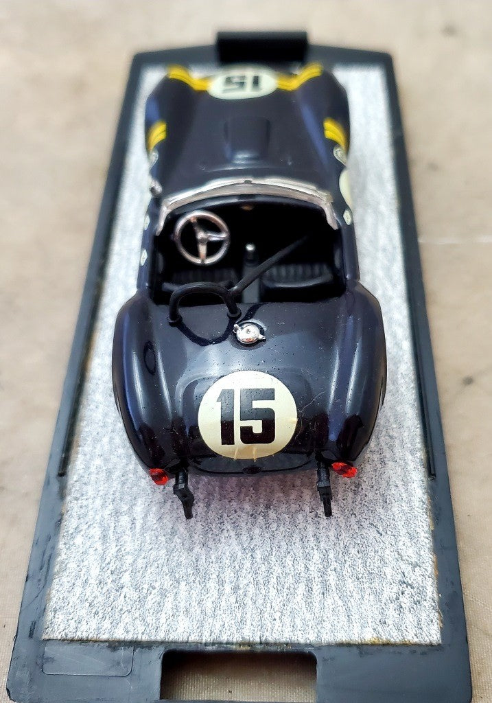 Vintage Used 15 Black Diescast Race Car Excellent Condition