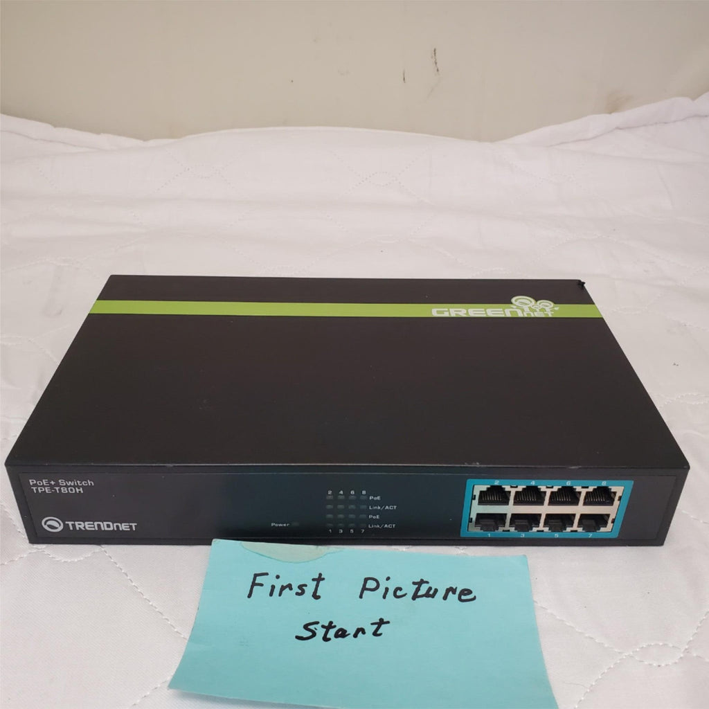 Trendnet TPE-T80H 8-Port 10/100Mbps Greennet PoE+ Switch