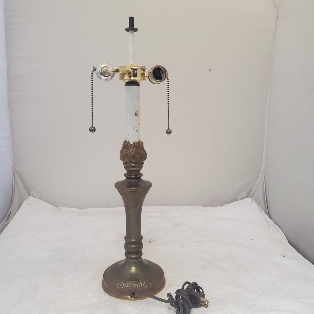 Vintage Brass Double Socket Stiffel Portable Table Lamp D