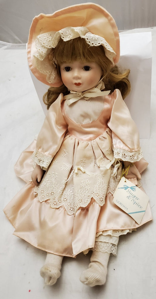 Vintage Gorham Sugar and Spice Suzanne Musical Porcelain Doll