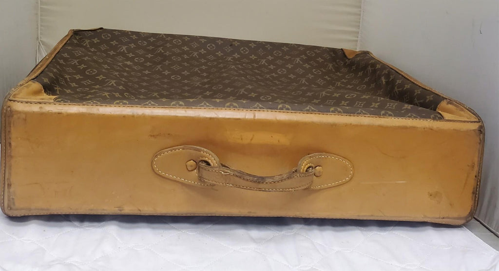 Rare Vintage Louis Vuitton Vachetta Leather Suitcase