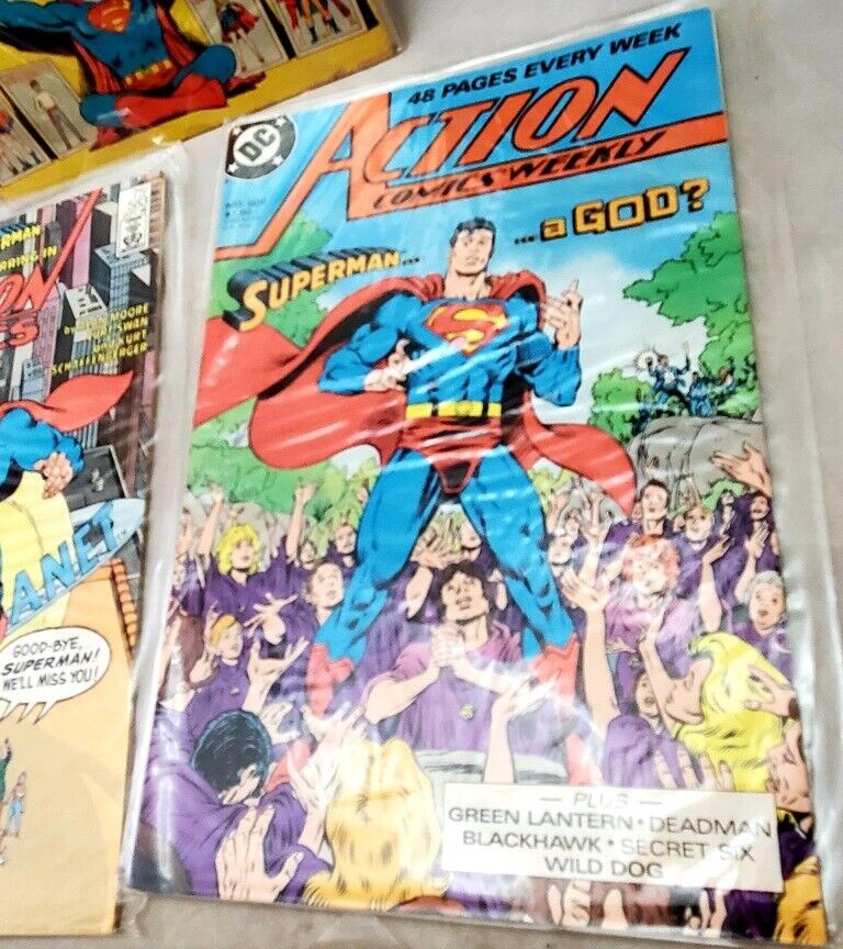DC Comics Lot Giant Superman 11 | Powerless Superman in Super-Town Superman