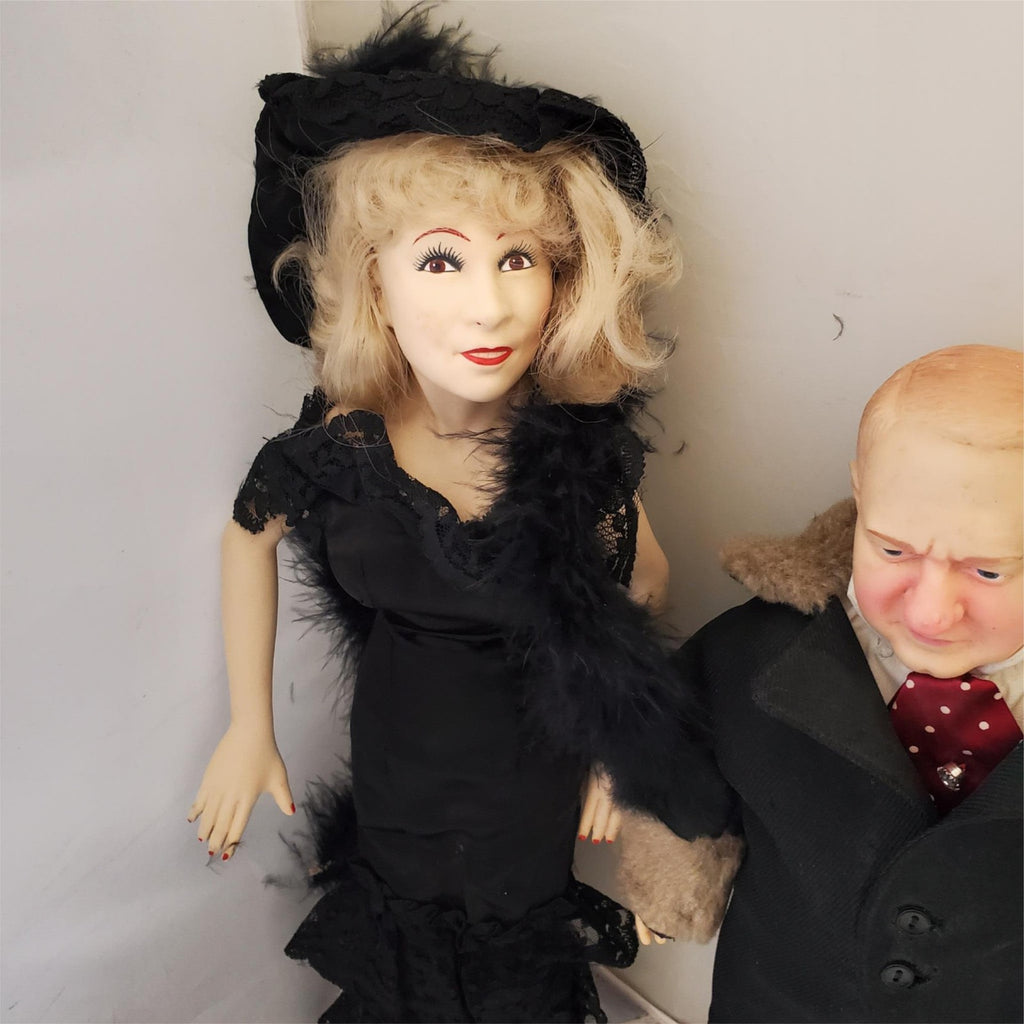 Effanbee's Legend Series W.C. Fields Mae West Lot of 2