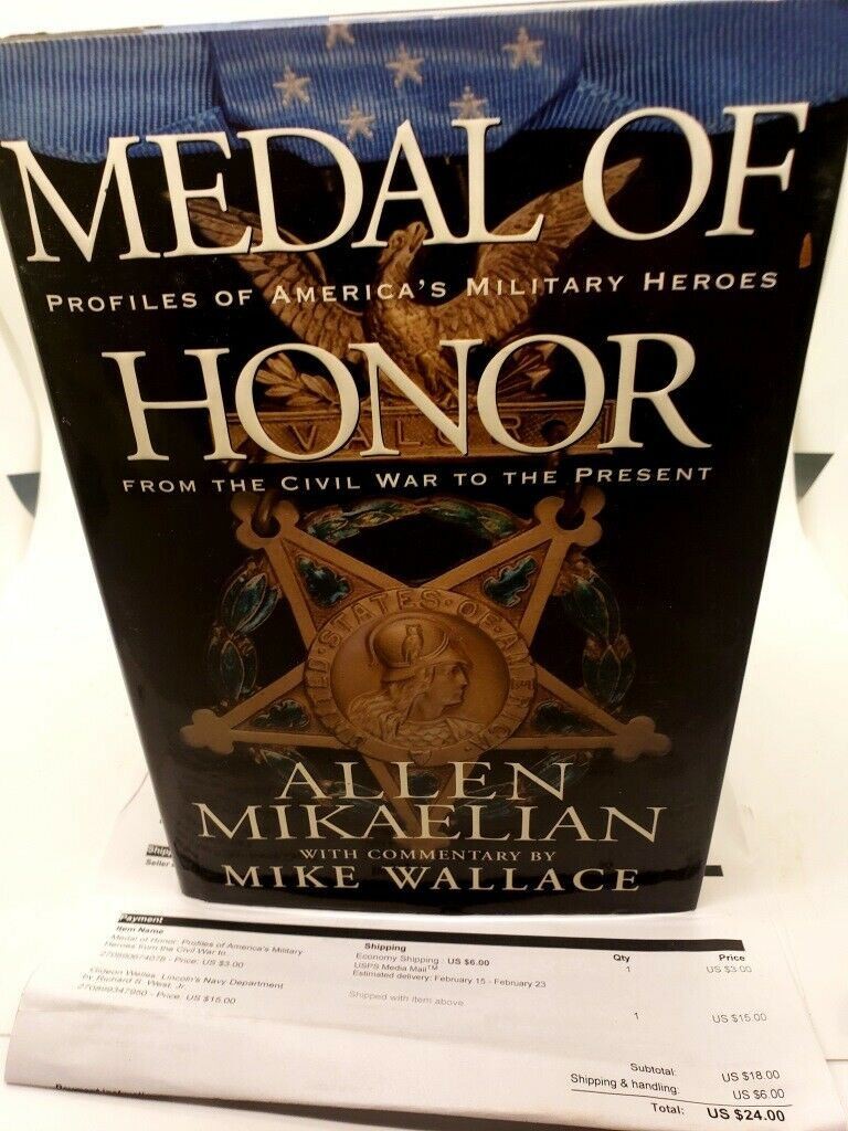 Medal of Honor Allen Mikaelian with Commentary by Mike Wallace Hardcover Book