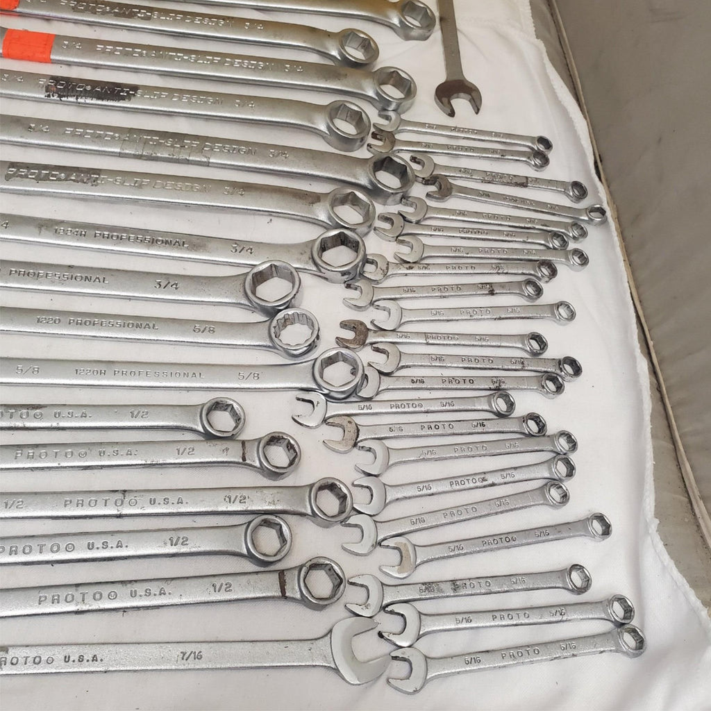 Lot of Assorted Proto Wrenches Set LOT-357
