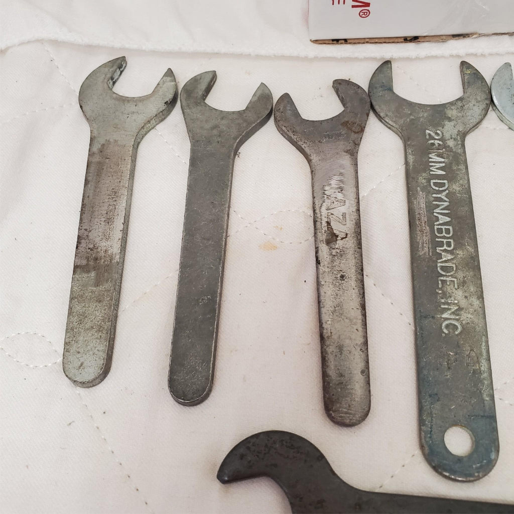 Lot of 13 Assorted Open End Spanner Wrenches Set LOT-805
