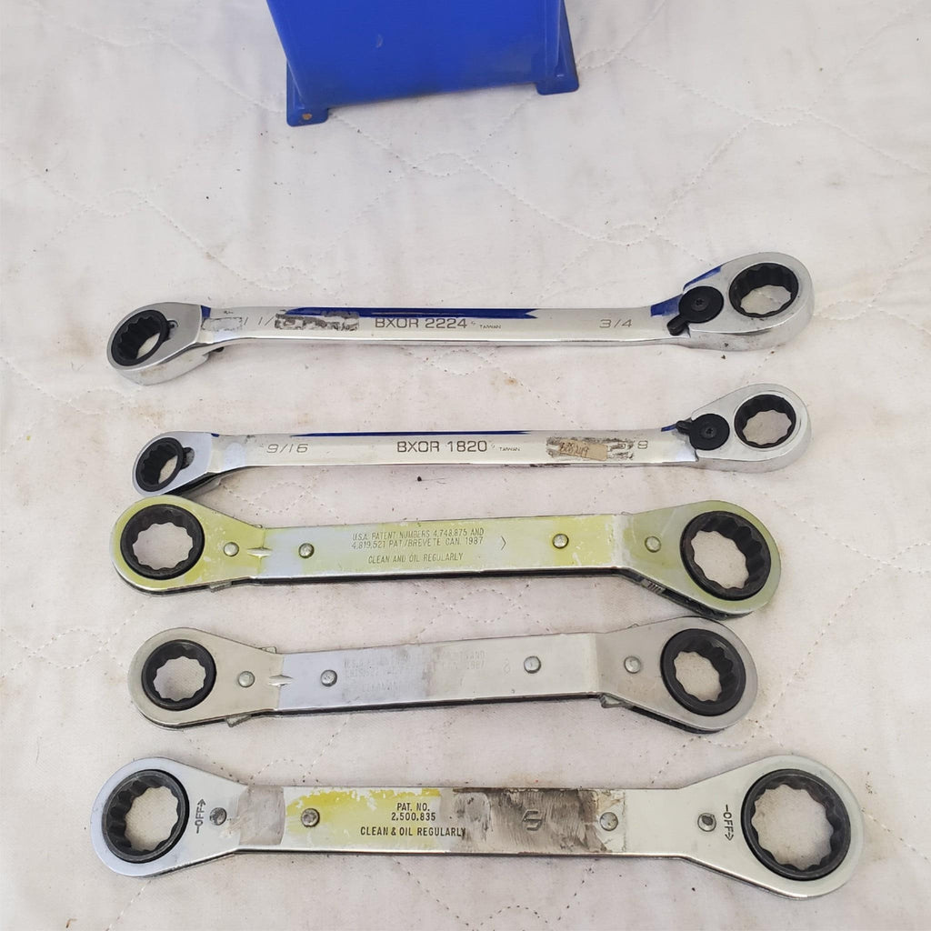 Lot of Assorted Various Offset Ratchet Box-End Wrench LOT 243
