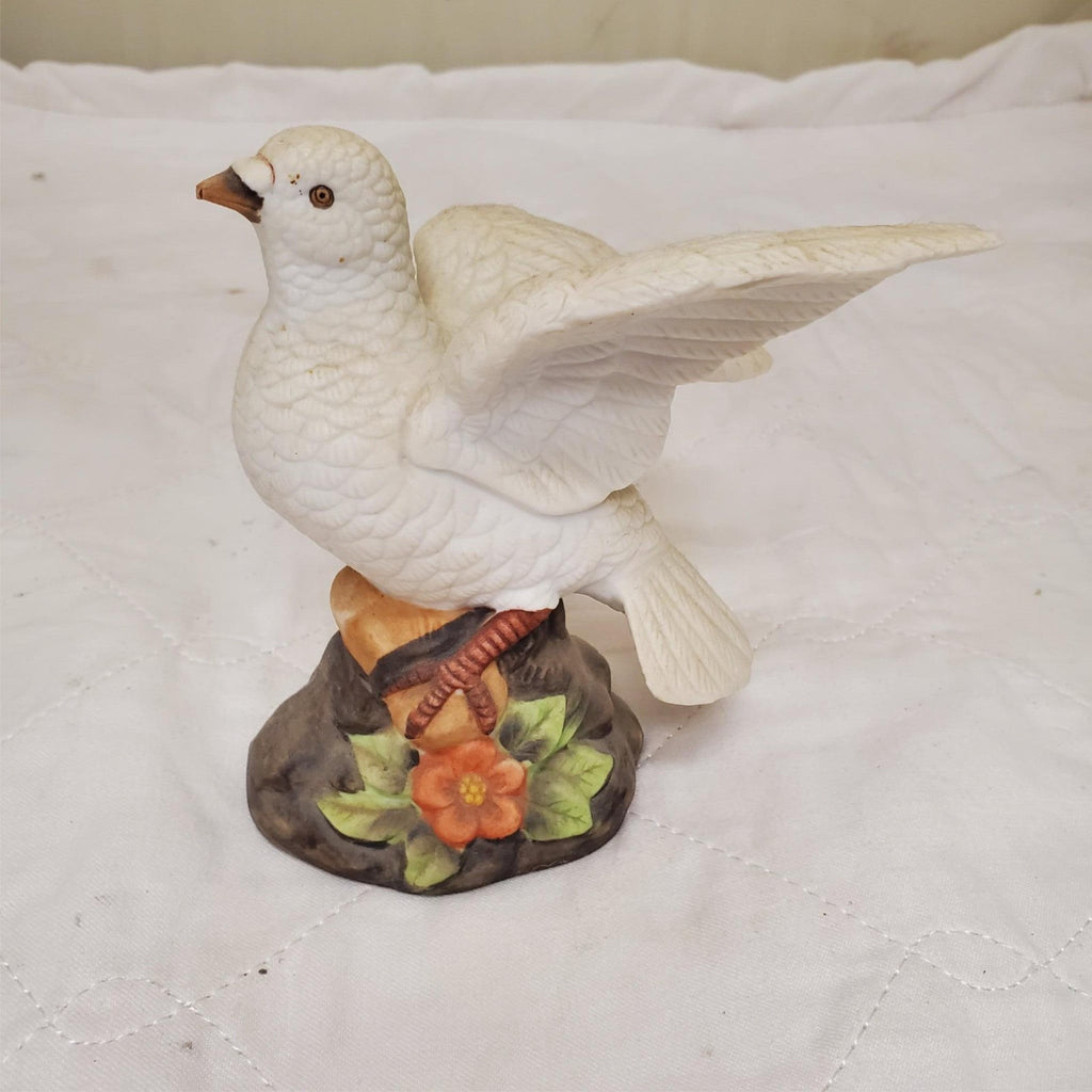 White Dove Ceramic Porcelain Figurine #1