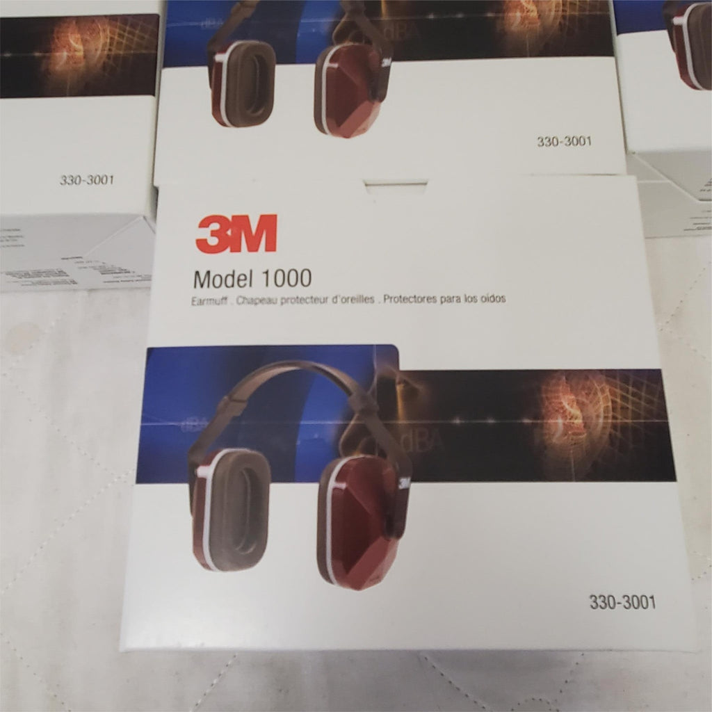 3M Model 1000 Earmuffs. Maroon. # 330-3001. Noise Reduction