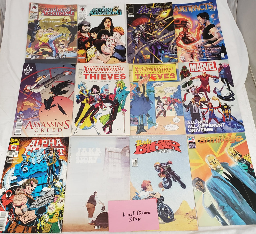Lot of 12 Archer & Armstrong Backlash Marvel & Other Comic Books #17