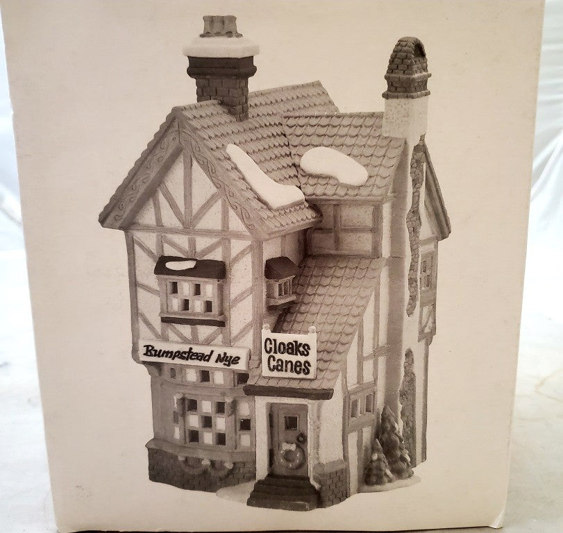 Dept 56 Dickens' Village Series"Bumpstead Nye Cloaks and Canes" #5808-4