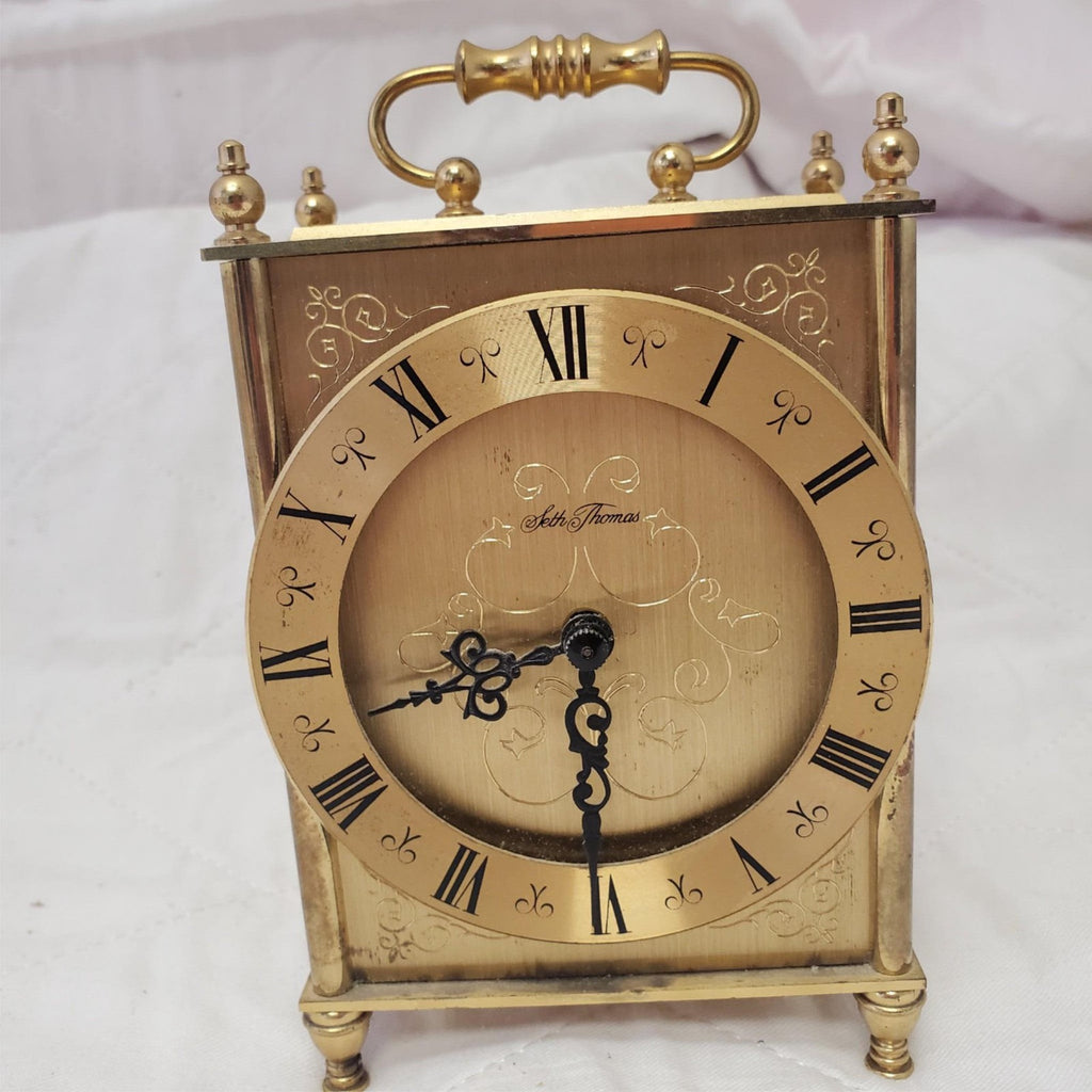 Vintage Seth Thomas Carriage Desk Clock
