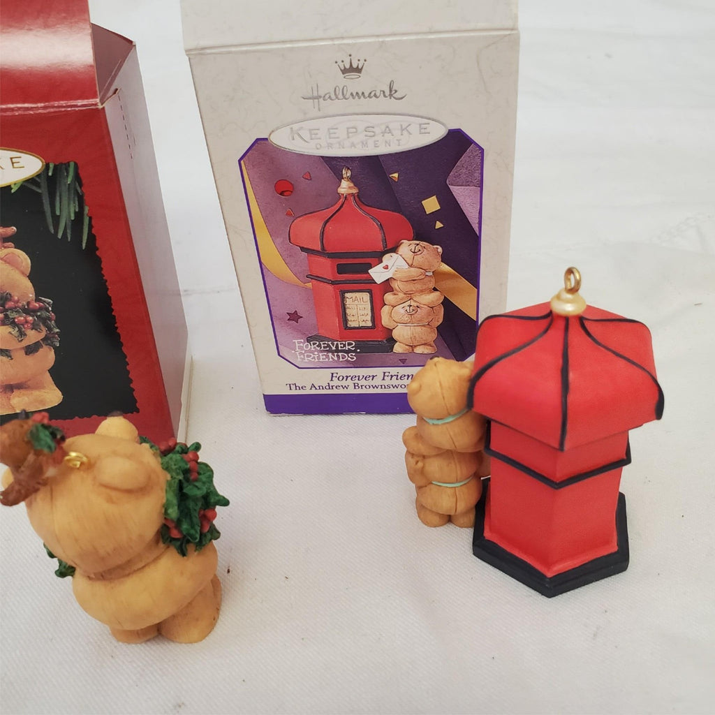Hallmark Keepsake Ornament Forever Friend's Bear & Forever Friend's Collection
