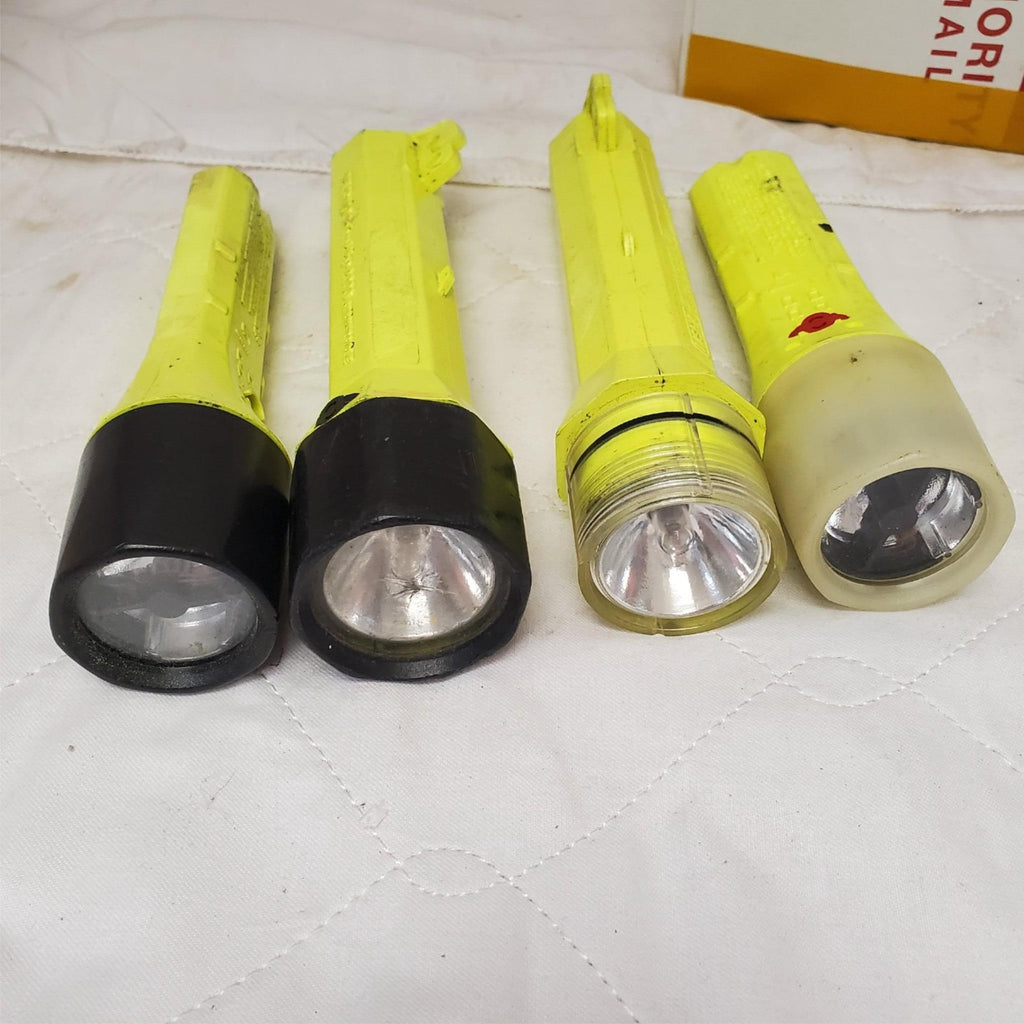 Lot of 4 Assorted Pelican Safety LED Flashlights LOT-862