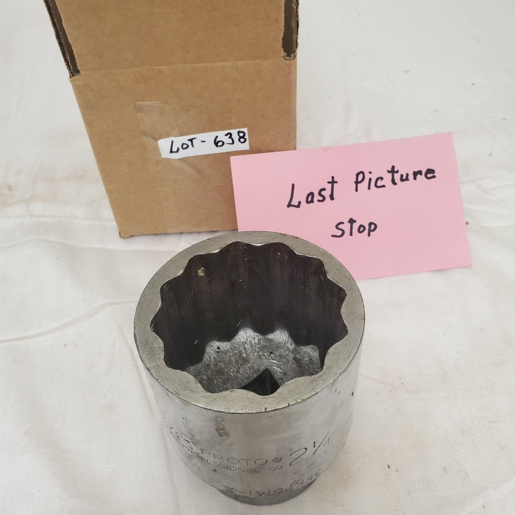 Proto 3/4" 12 Point 5772 2-1/4" Drive Socket LOT-638