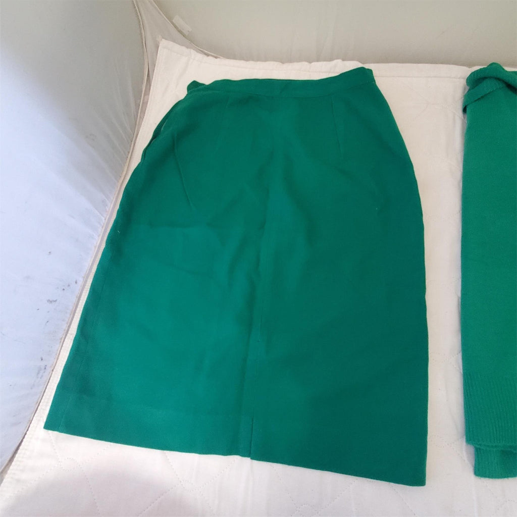 Vintage Algene Women Fashion Jacket and Skirt Set