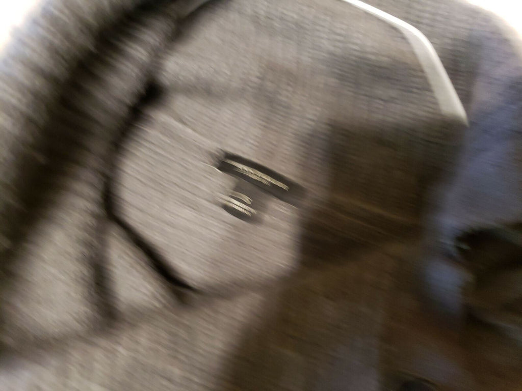 Used American Eagle Outfitters Gray Turtleneck Buttons Fold Down Collar Sweater.