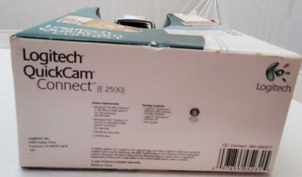 NEW LOGITECH QuickCam Connect for Video Calling, Web Camera Chatting, (E 2500)