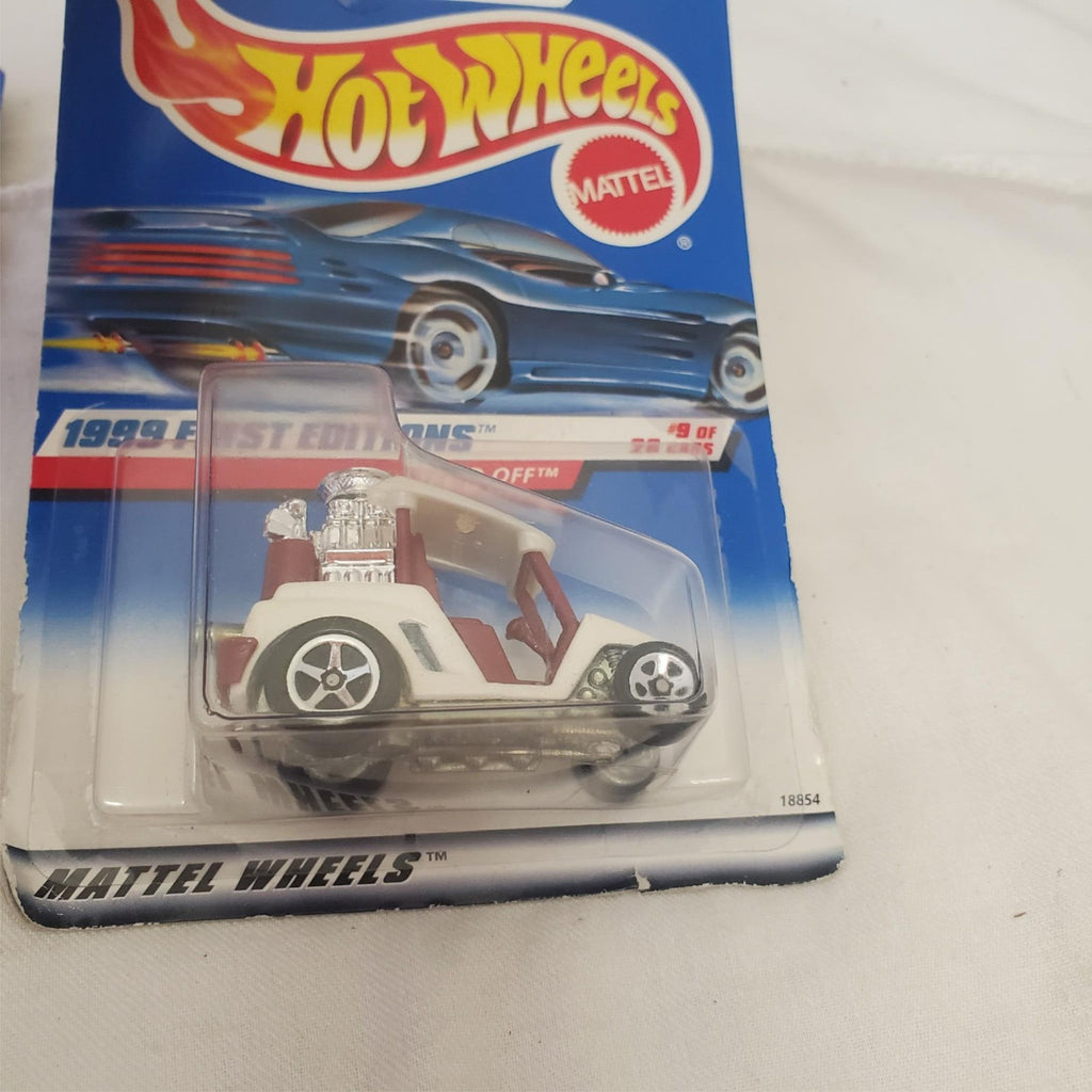 Hot Wheels 1999 X-Treme Speed Series Callaway C7 Car & First Editions Tee’d Off