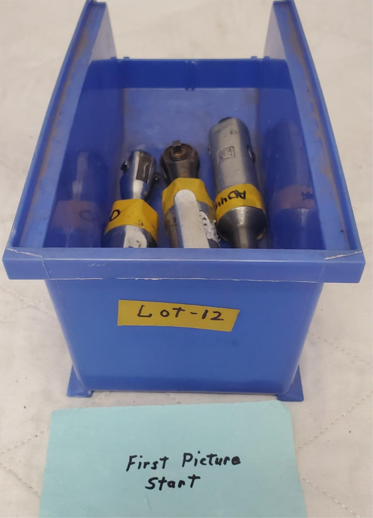 Lot of 3 BluePoint Ingersoll Rand Heavy Duty Pneumatic Air Ratchet Wrench LOT-12